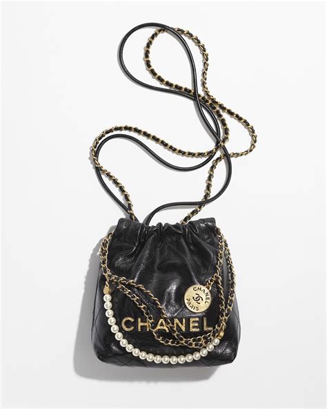 chanel leather handbag|chanel 22 bag small price.